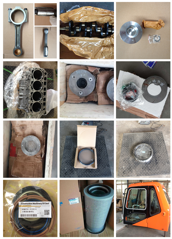 cilindro de braço hidráulico de alta qualidade para escavadeira PC200-7 conjunto de cilindros de balde de braço 707-01-XZ820 707-01-XZ830 PC200-6 8