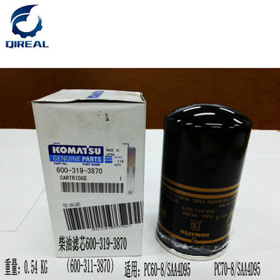 PC60-8 PC70-8 Excavator SAA4D95LE Diesel Engine Fuel Filter 600-319-3870