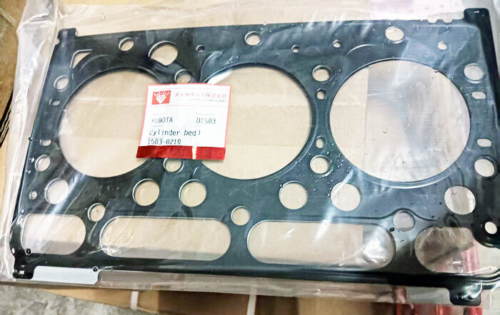Cylinder Head Gasket for D1503 Engine Tractor L2900 L3000 L3010 L3130 Loader R420 R420S Excavator KX91-3 U35 1G720-03310