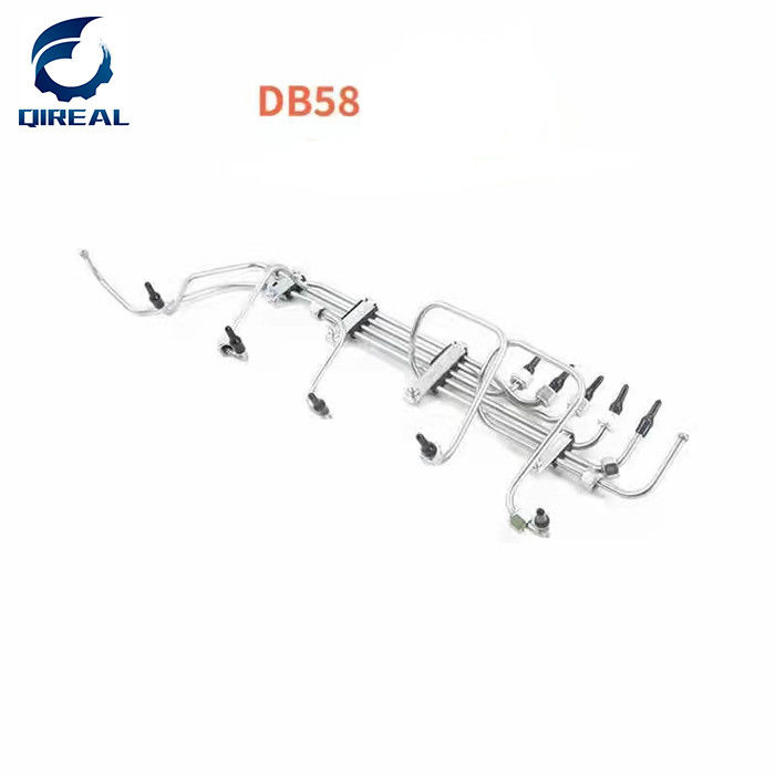 Excavator Engine Parts DH220-5 DH220-7 DB58 Engine High Pressure Fuel Pipes